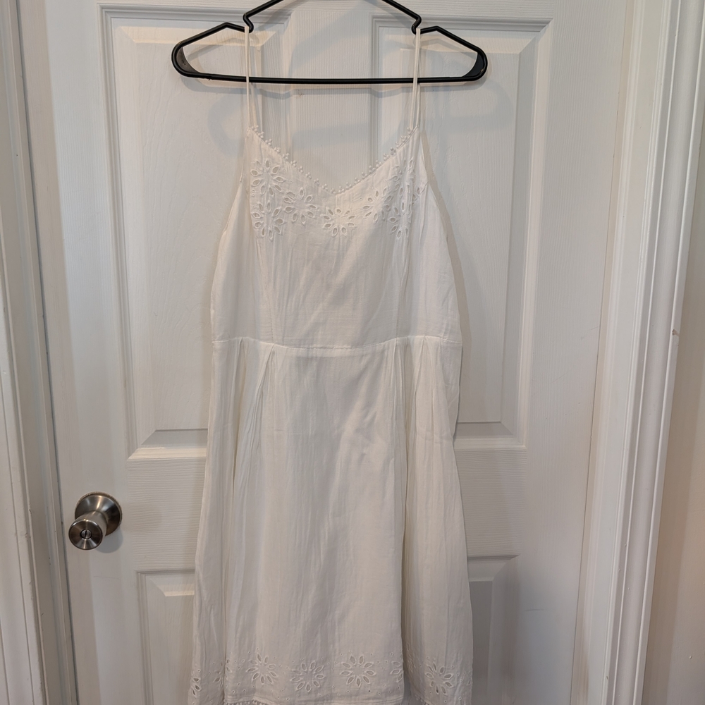 Old Navy White Eyelet Summer Dress